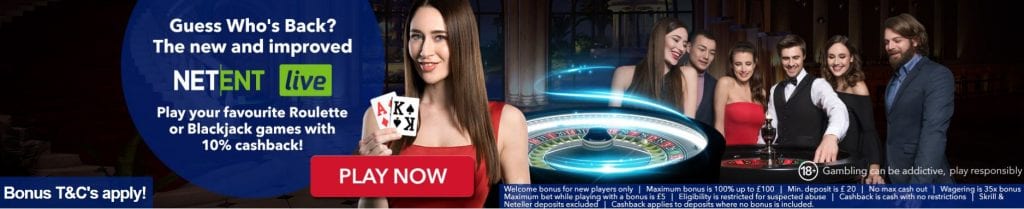 Netent Live - All British Casinos