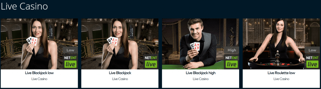 Live Casino - which casinos
